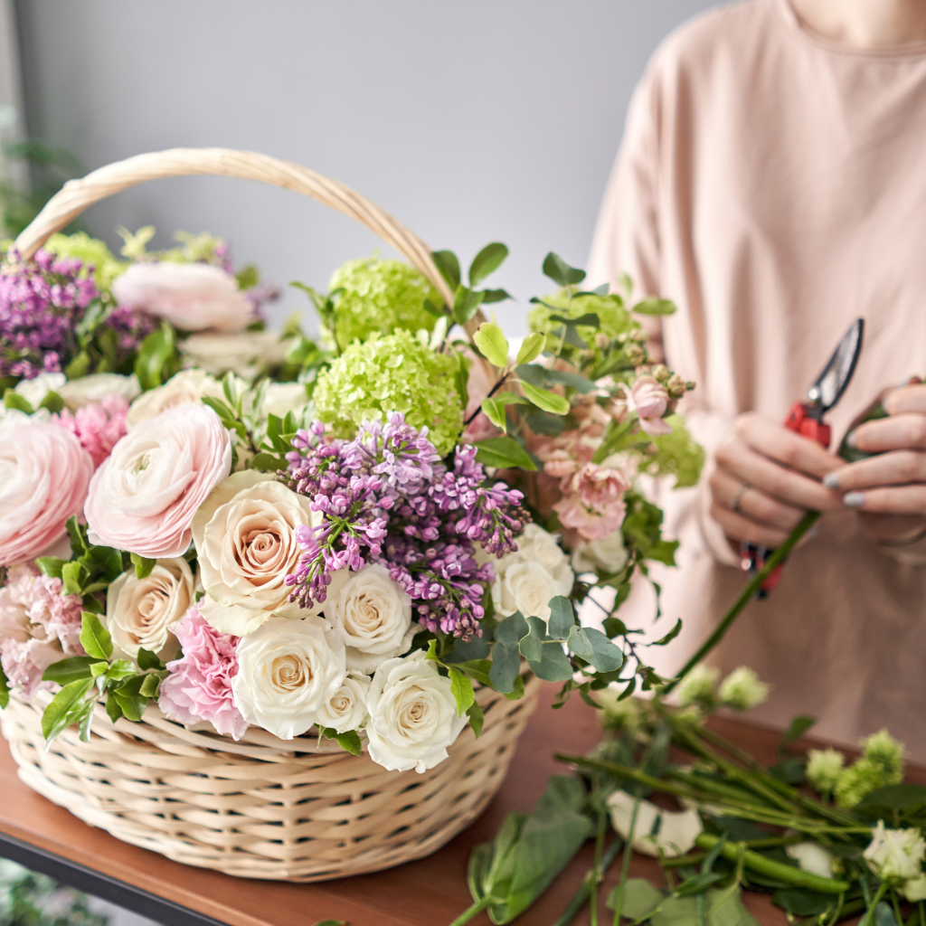 Beautiful Flower Basket delivered in Randwick