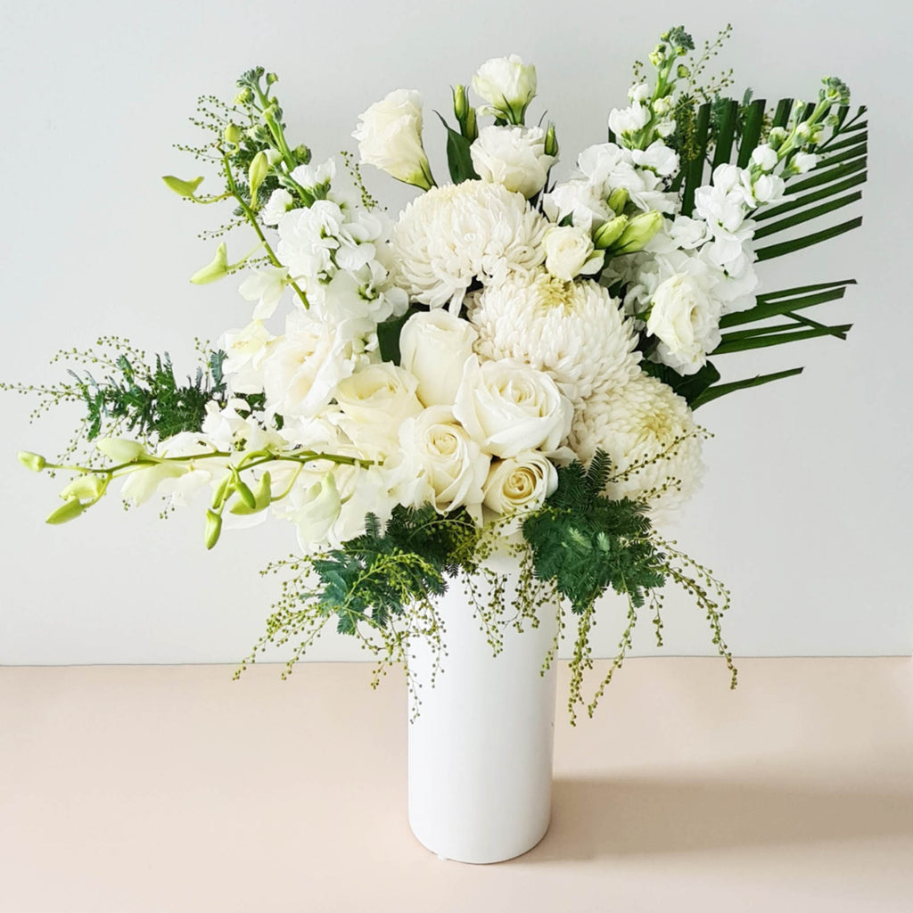 Floral Subscription Sydney White Flowers